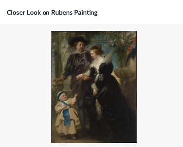 Closer Look on Rubens Painting